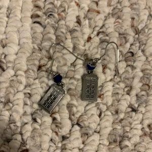 Tardis Earrings